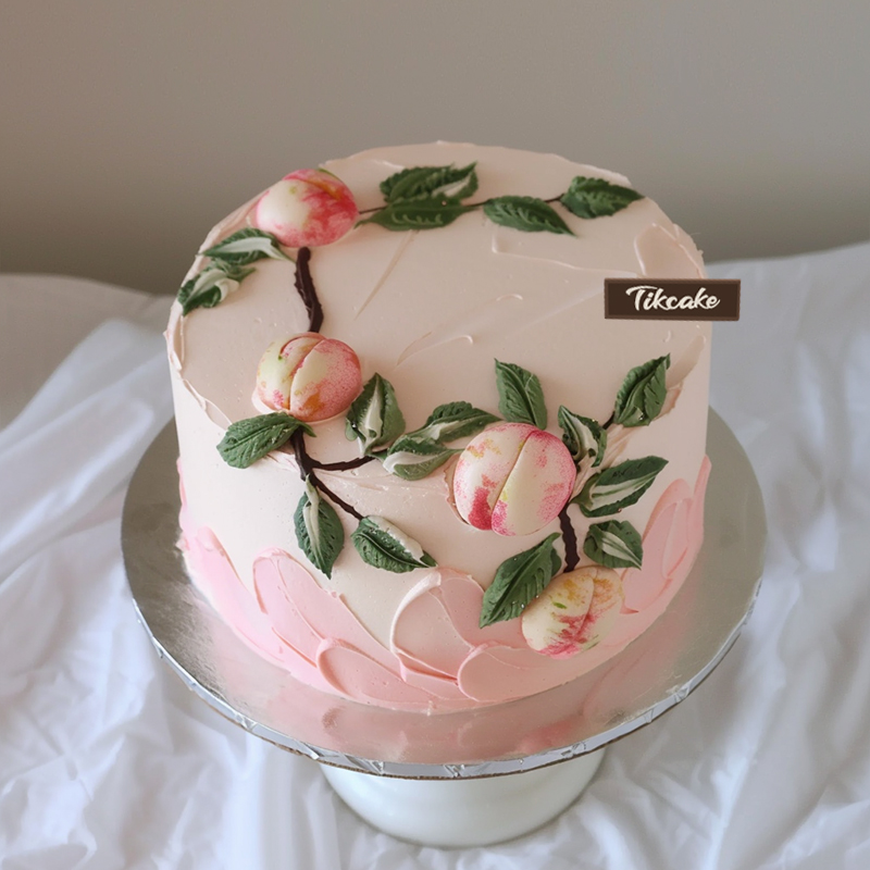 原创水果主题翻糖鲜奶蛋糕（城市款）