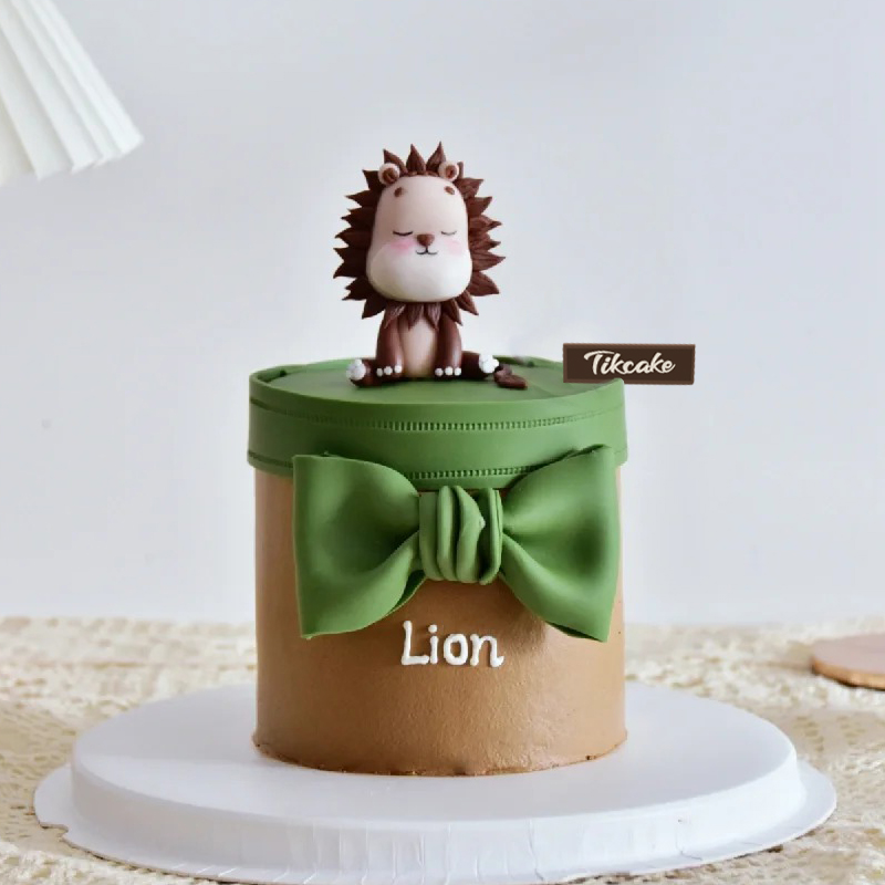 狮子座主题翻糖鲜奶蛋糕三（7.23-8.22）