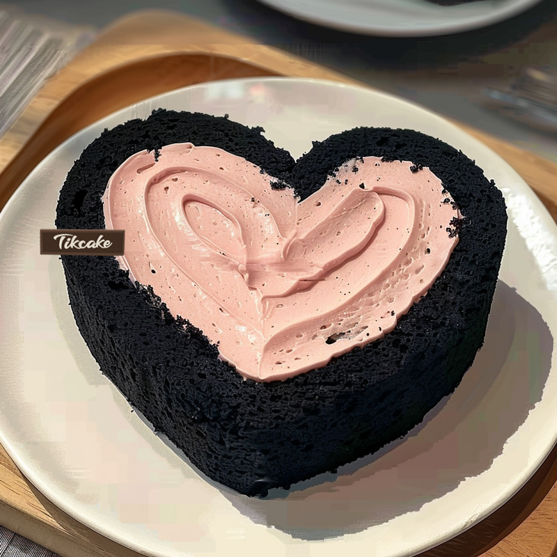 原创心形鲜奶蛋糕（四）