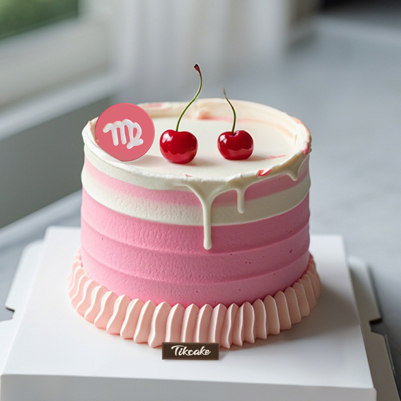 原创处女座主题鲜奶蛋糕五（8.23-9.22）