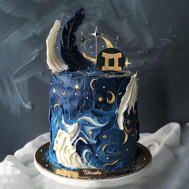 原创双子座主题鲜奶蛋糕七（5.21-6.21）