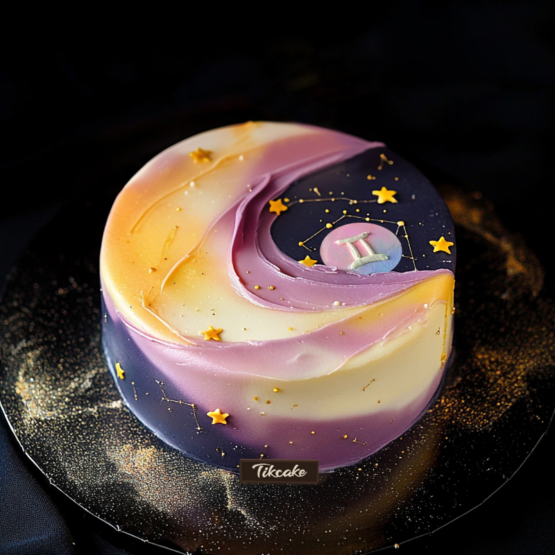 原创双子座主题鲜奶蛋糕九（5.21-6.21）