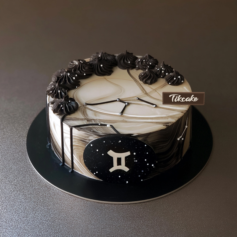 原创双子座主题鲜奶蛋糕十五（5.21-6.21）