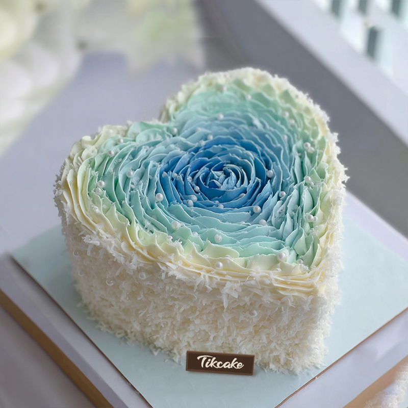 原创送男神心形鲜奶蛋糕