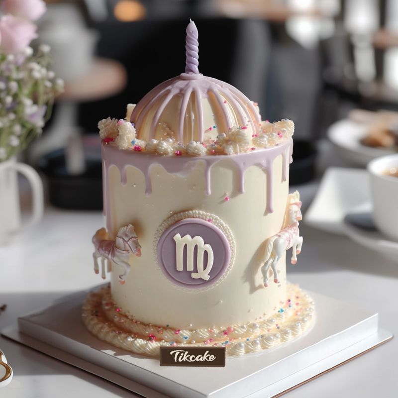 原创处女座主题鲜奶蛋糕十二（8.23-9.22）