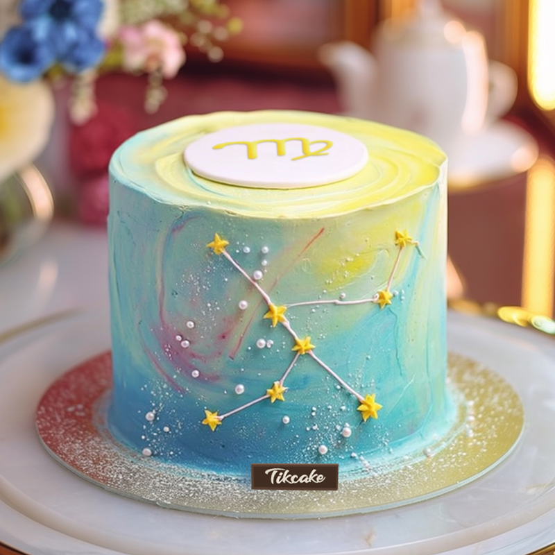 原创处女座主题鲜奶蛋糕十七（8.23-9.22）