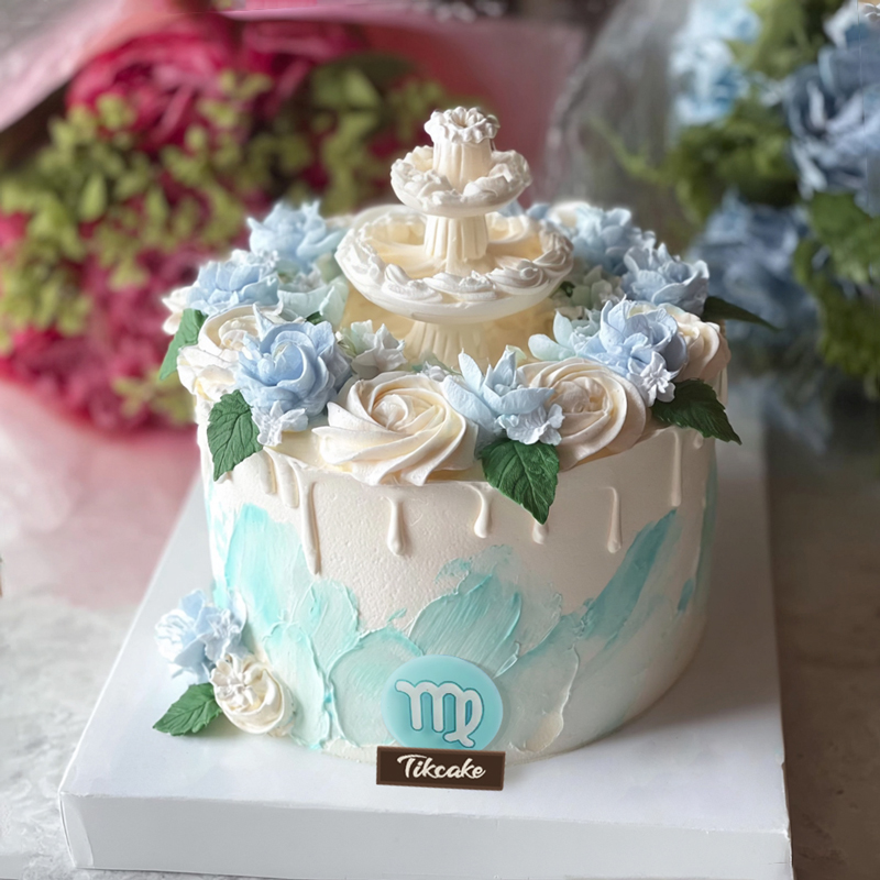 原创处女座许愿池主题鲜奶蛋糕（8.23-9.22）