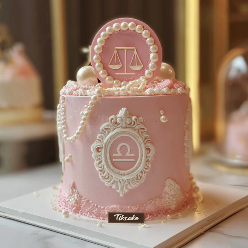 天秤座主题公主风鲜奶蛋糕（9.23-10.23）